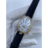 (준비완료/특급배송)NO.3852/ZF공장 Reine de Naples YG ZF 1:1 Best Edition White Arabic Dial Diamonds Bezel on Black Leather Strap A537
